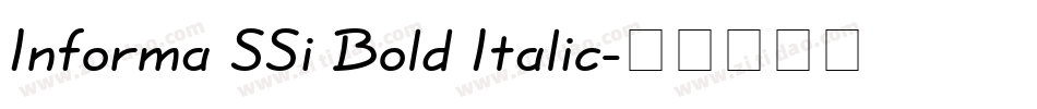 Informa SSi Bold Italic字体转换 Informa SSi Bold Italic字体转换